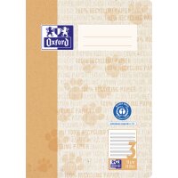 Oxford Schulheft "Recycling", DIN A5, 16 Blatt, Lineatur 4