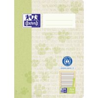 Oxford Schulheft "Recycling", DIN A5, 16 Blatt, Lineatur 3