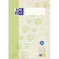 Oxford Schulheft "Recycling", DIN A4, 16 Blatt, Lineatur 2