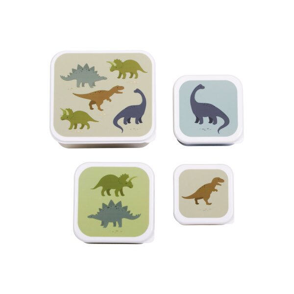 ALLC Lunch &amp; Snackbox Set SBSEDI38 Dinosaurs