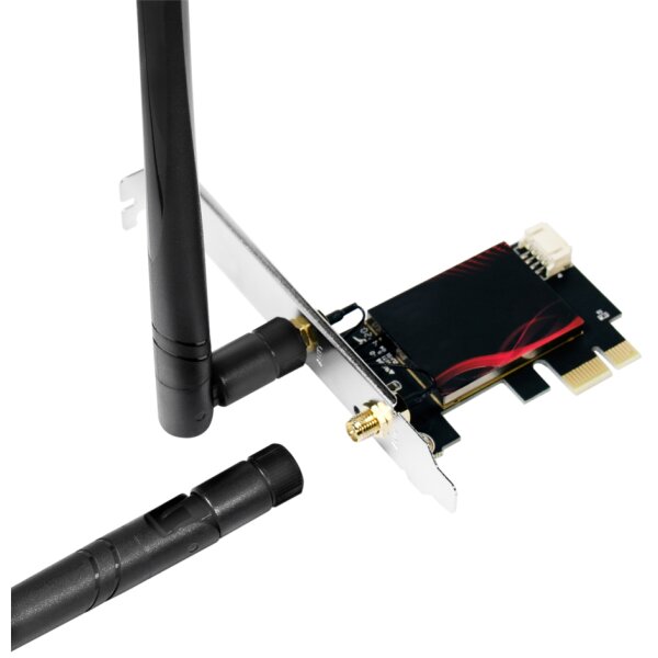 LogiLink Carte PCI Express, WiFi 6E & Bluetooth 5.2