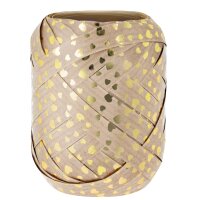SUSY CARD Ringelband Eiknäuel "Herzen gold"