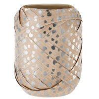 SUSY CARD Ringelband Eiknäuel "Herzen gold"