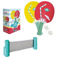 SCHILDKRÖT Tischtennis-Set Spin, in tropischem Design