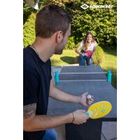 SCHILDKRÖT Tischtennis-Set Spin, in tropischem Design