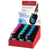 FABER-CASTELL Taille-crayon double TWO TONE, en...