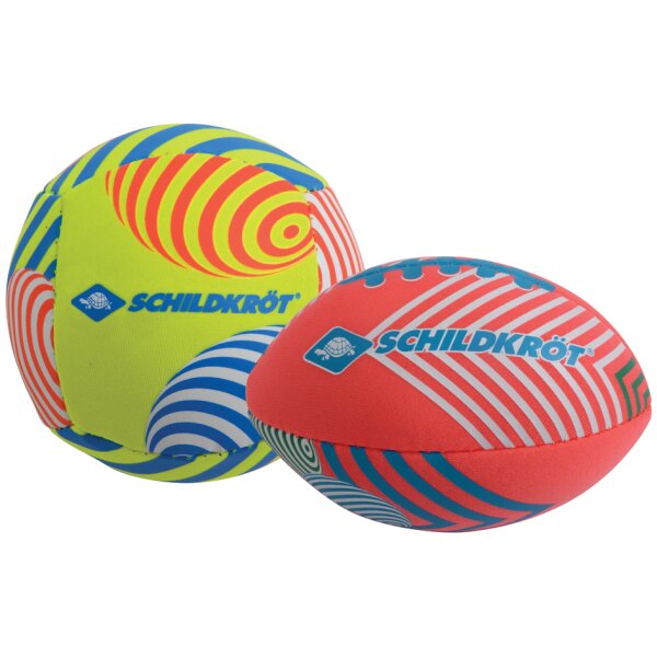 SCHILDKR&Ouml;T Mini ballon en n&eacute;opr&egrave;ne en pack de 2