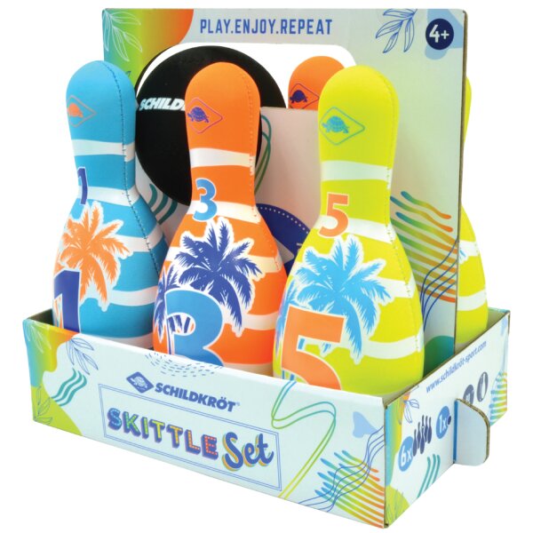 SCHILDKR&Ouml;T Jeu de quilles en n&eacute;opr&egrave;ne, 7 pi&egrave;ces
