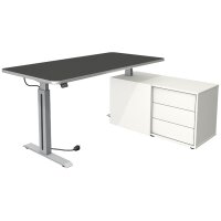 kerkmann Poste de travail complet Move 1 Style, anthracite
