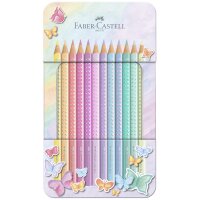 FABER-CASTELL Crayon de couleur SPARKLE PASTEL,...