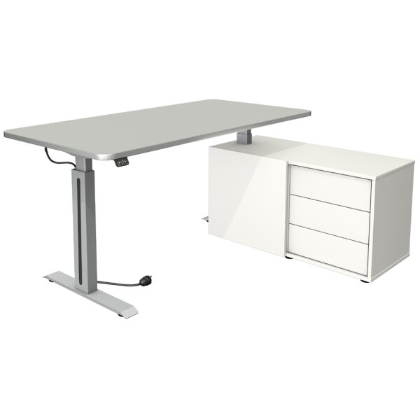 kerkmann Poste de travail complet Move 1 Style, gris clair