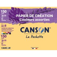CANSON Papier de création, 240 x 320 mm, couleurs...