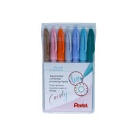 PENTEL Brush Sign Pen Set SES15C-7PC 7 Farben