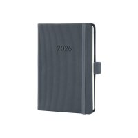 CONCEPTUM Wochenkalender 2026 C2667 1W/2S dunkelgrau...