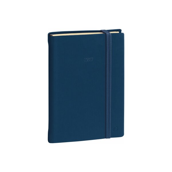 QUO-VADIS Agenda Silk DailyPocket 2027 617016Q 1T/1S marine ML 8,5x13cm