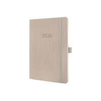 CONCEPTUM Wochenkalender 2026 C2630 1W/2S taupe 13.5x21cm
