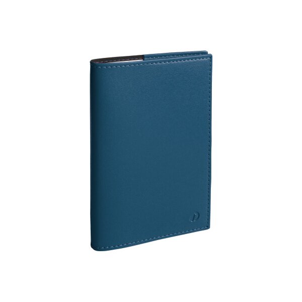 QUO-VADIS Agenda Soho Gesch.Pres. 2027 285994Q 1S/2P bleu acier DE 10x15cm
