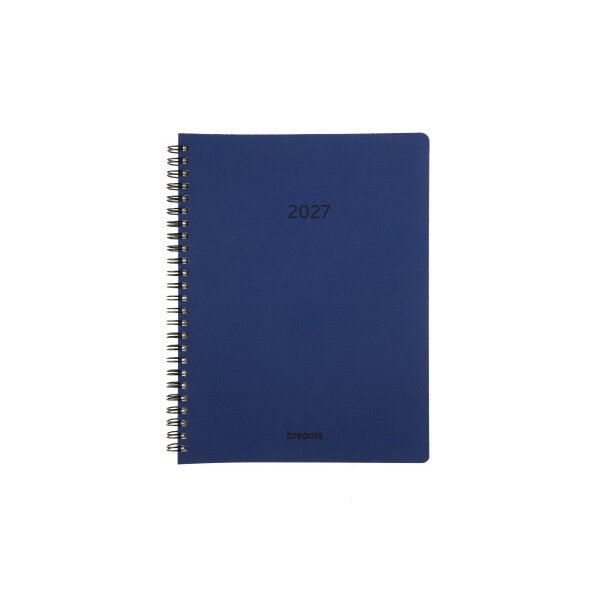 BREPOLS Agenda Timing Calvi 2027 0.136.6870 1W/2S blau 17.1x22cm