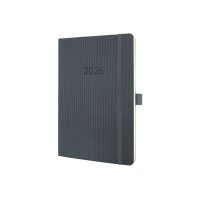 CONCEPTUM Wochenkalender 2026 C2636 1W/2S dunkelgrau...
