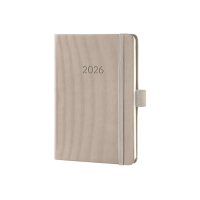 CONCEPTUM Wochenkalender 2026 C2661 1W/2S taupe 15.1x10.8cm