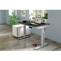 kerkmann Sitz-Steh-Schreibtsich Move Professional, weiss