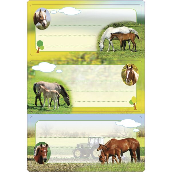 HERMA Étiquette pour livre VARIO Chevaux