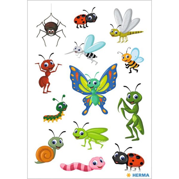 HERMA Autocollants DECOR Petits insectes