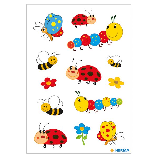 HERMA Autocollants DECOR Petits insectes