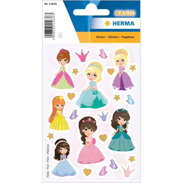 HERMA Sticker MAGIC Princesse Sweetie & Friends