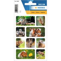 HERMA Autocollants DECOR Rongeurs