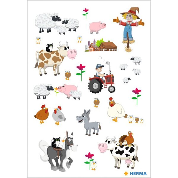 HERMA Autocollants DECOR Animaux préférés
