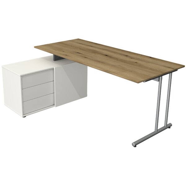 kerkmann Poste de travail complet Start Up, anthracite