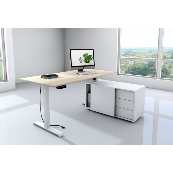 kerkmann Poste de travail complet Move 1, gris clair