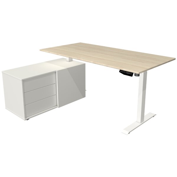 kerkmann Poste de travail complet Move 1, gris clair