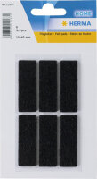 HERMA HOME Filzgleiter, 15 x 45 mm, schwarz