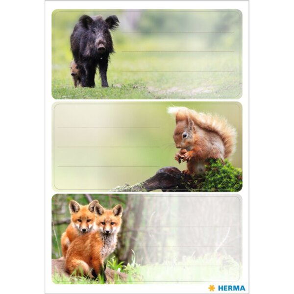 HERMA Étiquette pour livre VARIO Animaux de la forêt