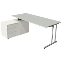 kerkmann Poste de travail complet Start Up, blanc