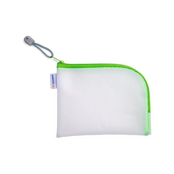 HERMA Pochette à fermeture à zip Mesh Bags, A7, orange