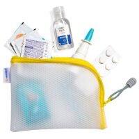 HERMA Pochette à fermeture à zip Mesh Bags, A6, orange