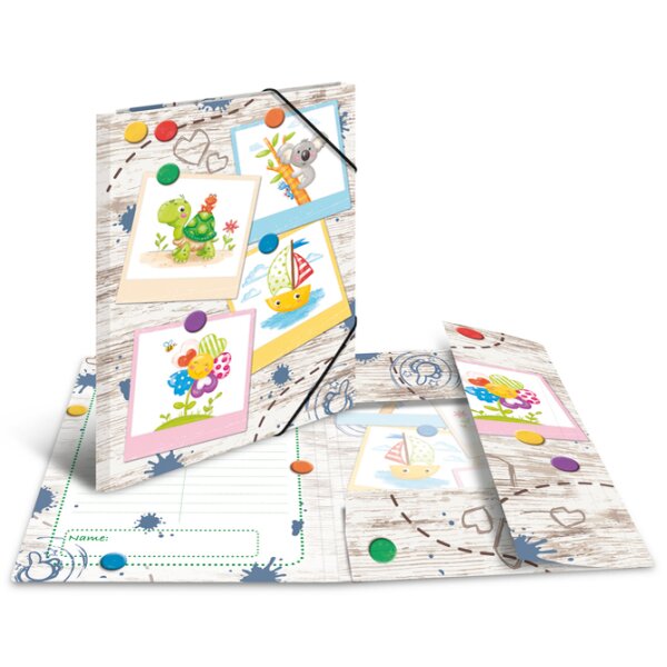 HERMA Chemise à élastiques Jungle, carton, A3