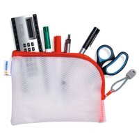 HERMA Pochette à fermeture à zip Mesh Bags, A6, jaune