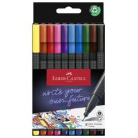 FABER-CASTELL Feutre pointe fine GRIP FINEPEN,...
