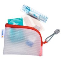 HERMA Pochette à fermeture à zip Mesh Bags, A7, vert