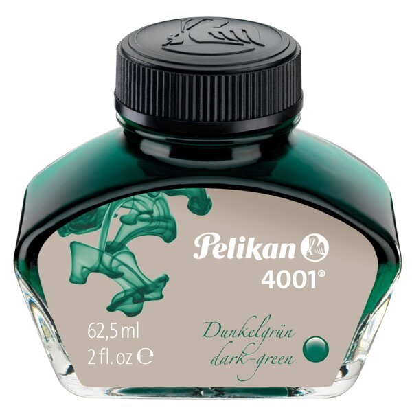 Pelikan Tinte 4001 im Glas, blau-schwarz, Inhalt: 62,5 ml