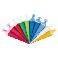 herlitz Schultüte, rund, 700 mm, farbig sortiert