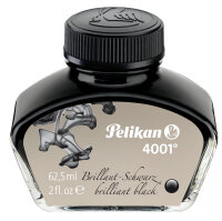 Pelikan Tinte 4001 im Glas, schwarz, Inhalt: 62,5 ml