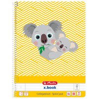 herlitz Cahier spiralé Cute Animals Koala, A4,...