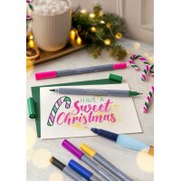 FABER-CASTELL Aquarellmarker GOLDFABER, 6er Etui Graffiti