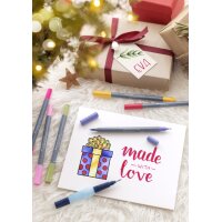 FABER-CASTELL Aquarellmarker GOLDFABER, 6er Etui Blumen