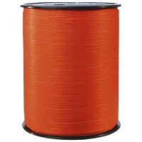 Clairefontaine Geschenkband auf Spule, matt, mandarine